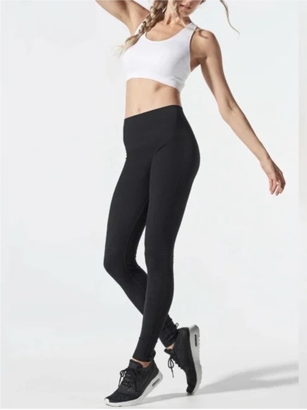 BLANQI NWT SportSupport Hipster Cuffed Legging - Black, Size XL